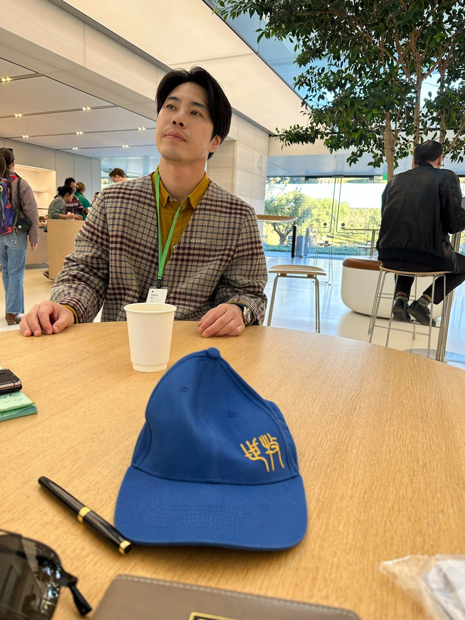 Dr. Hwajin Oh during the technical visit at Apple Park.