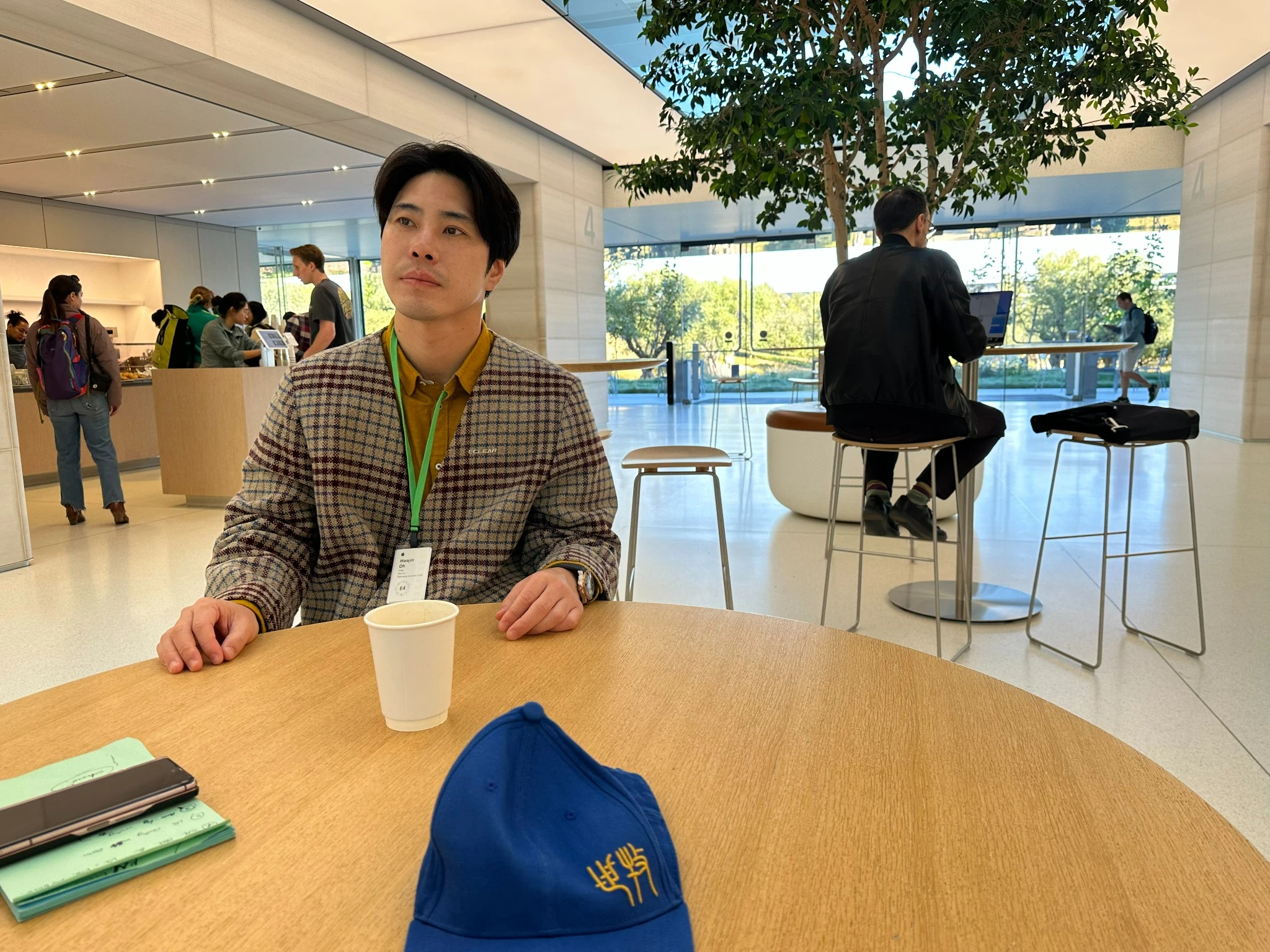 Dr. Hwajin Oh during the technical visit at Apple Park.