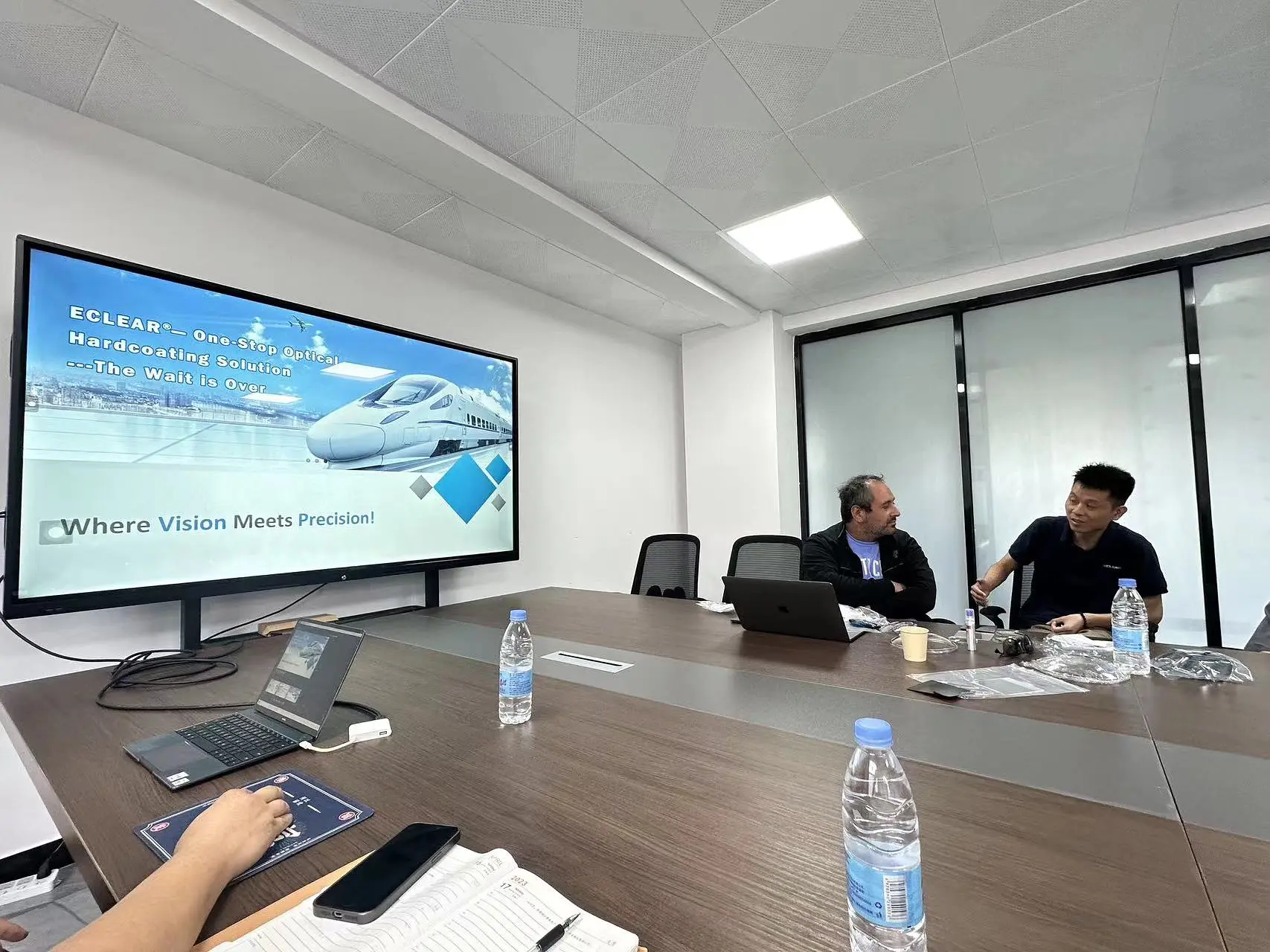 Apple Product Development Materials Representative Visits ECLEAR’s Sanming Coating Facility