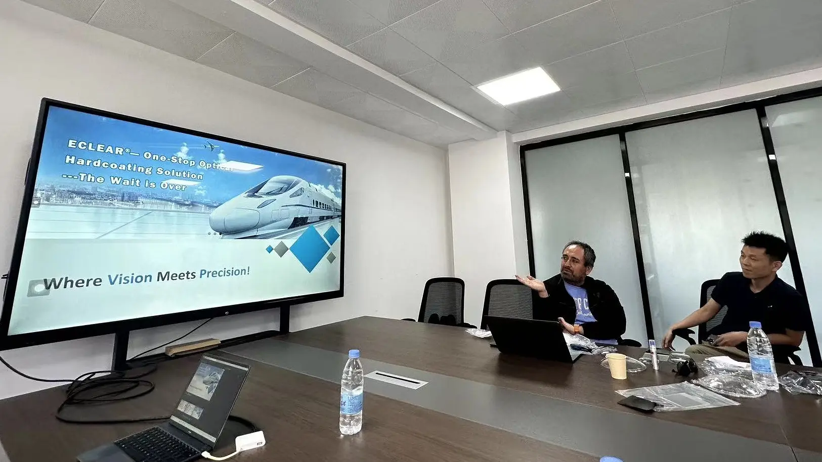 Apple Product Development Materials Representative Visits ECLEAR’s Sanming Coating Facility — Event photos. 1