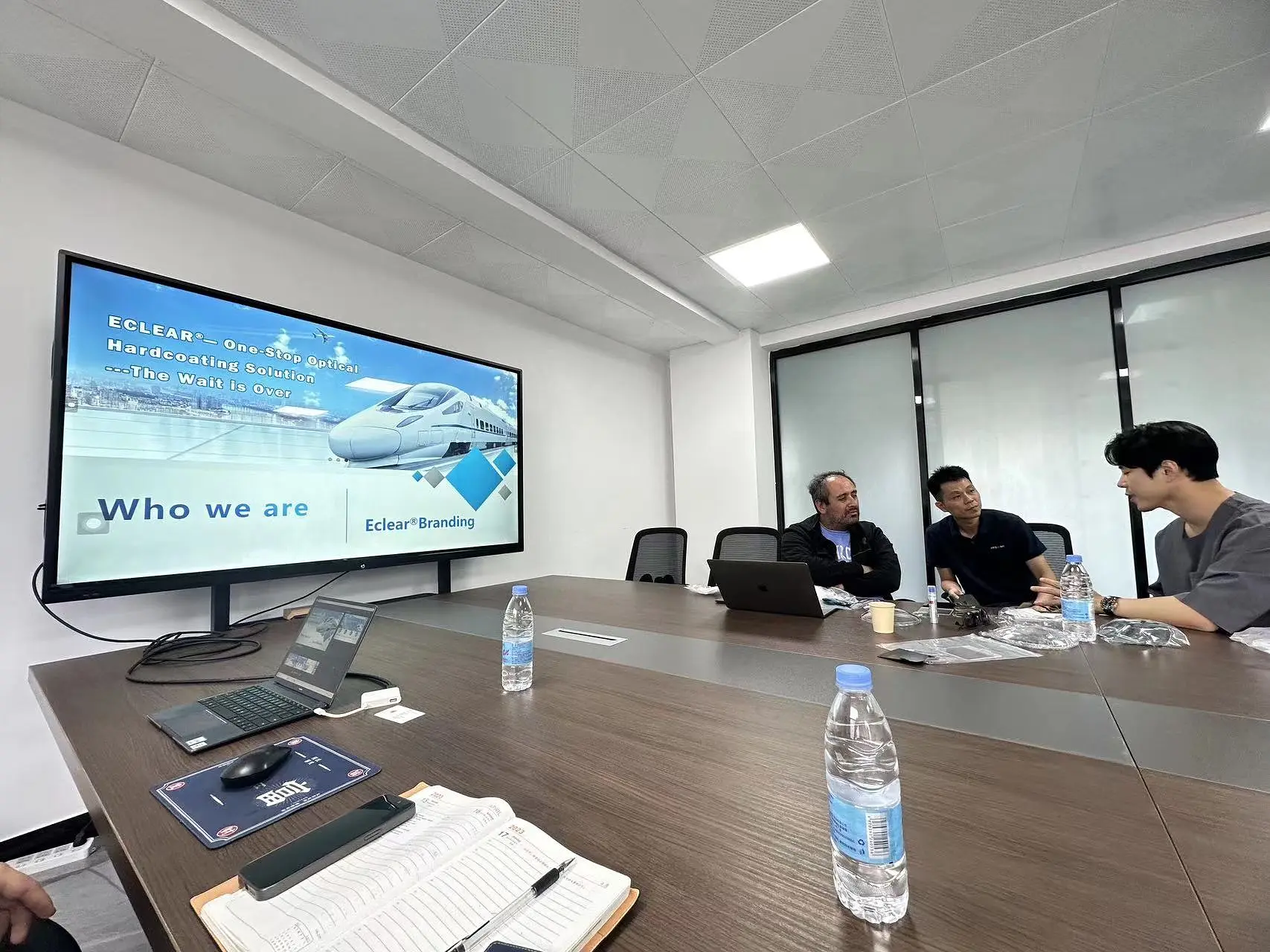 Apple Product Development Materials Representative Visits ECLEAR’s Sanming Coating Facility — Event photos. 2