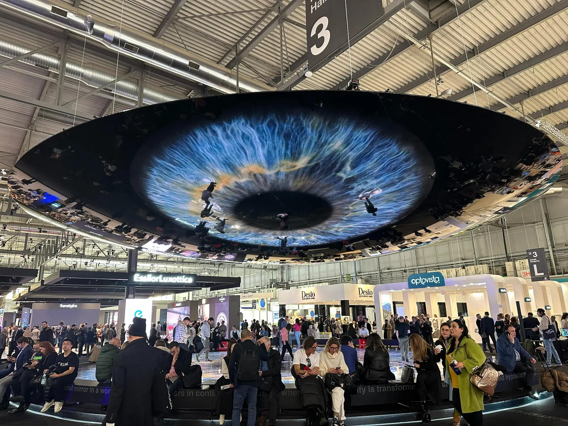 The MIDO Eyewear Show in Milan, February 2024.