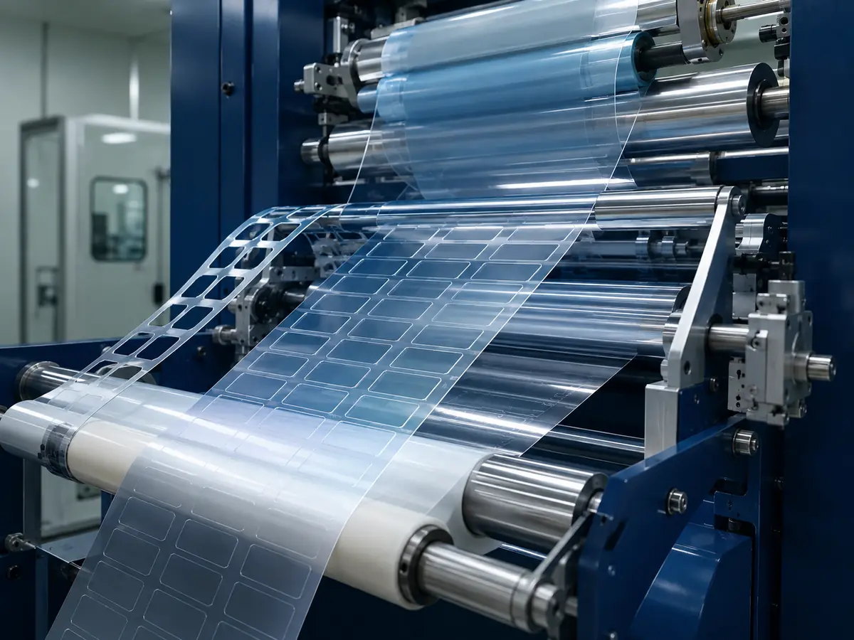 Application illustration: OCA Die-Cutting, Carrier & Release Solutions